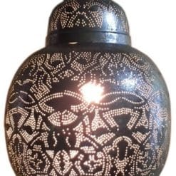 Oosterse hanglamp filigrain stijl - Arabica zilver