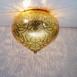 Plafondlamp Aladdin filigrain - goudkleurig