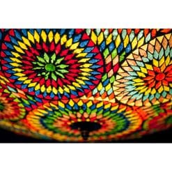 Plafondlamp multi color - 50 cm. -Turks design